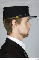  Photos Czechoslovakia Post man in uniform 1 20th century Head Historical Clothing caps  hats 0005.jpg